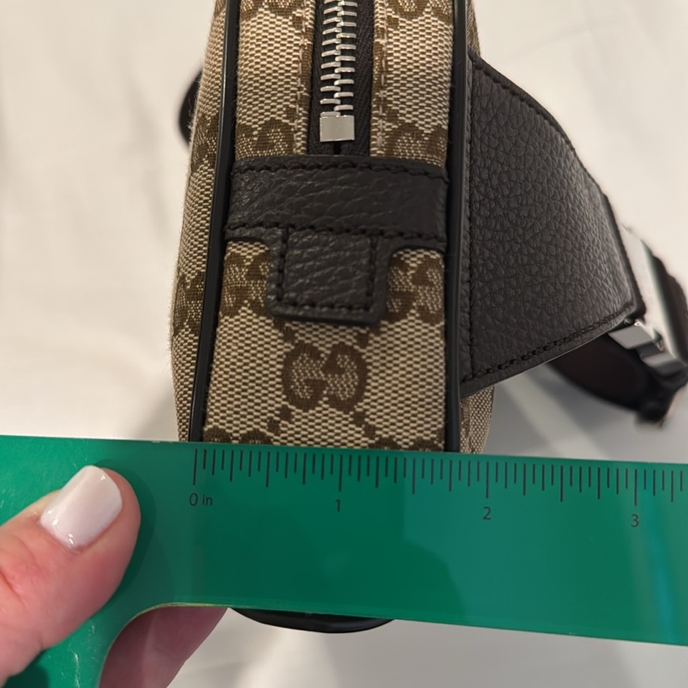 Authentic Gucci Canvas Waist Bag Belt Bag Fanny Pack - Picture 16 of 16